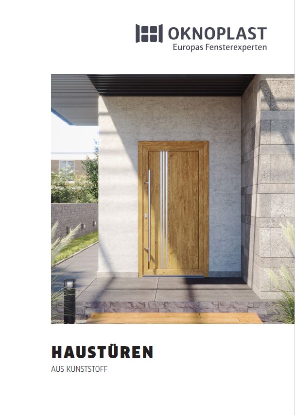 Oknoplast - Kunststoff Haustüren (15% Staatl. Förderung)